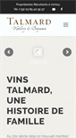 Mobile Screenshot of cave-talmard.com